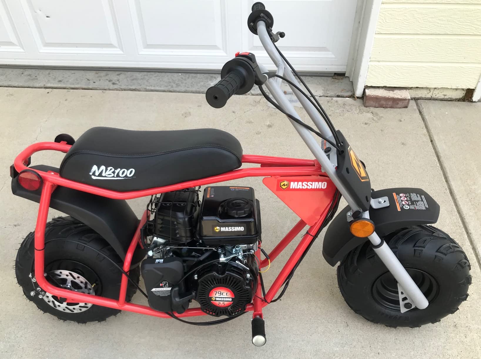 M Massimo Mini Bike Off-Road Motorcycle Gas Scooter MB100-79cc
