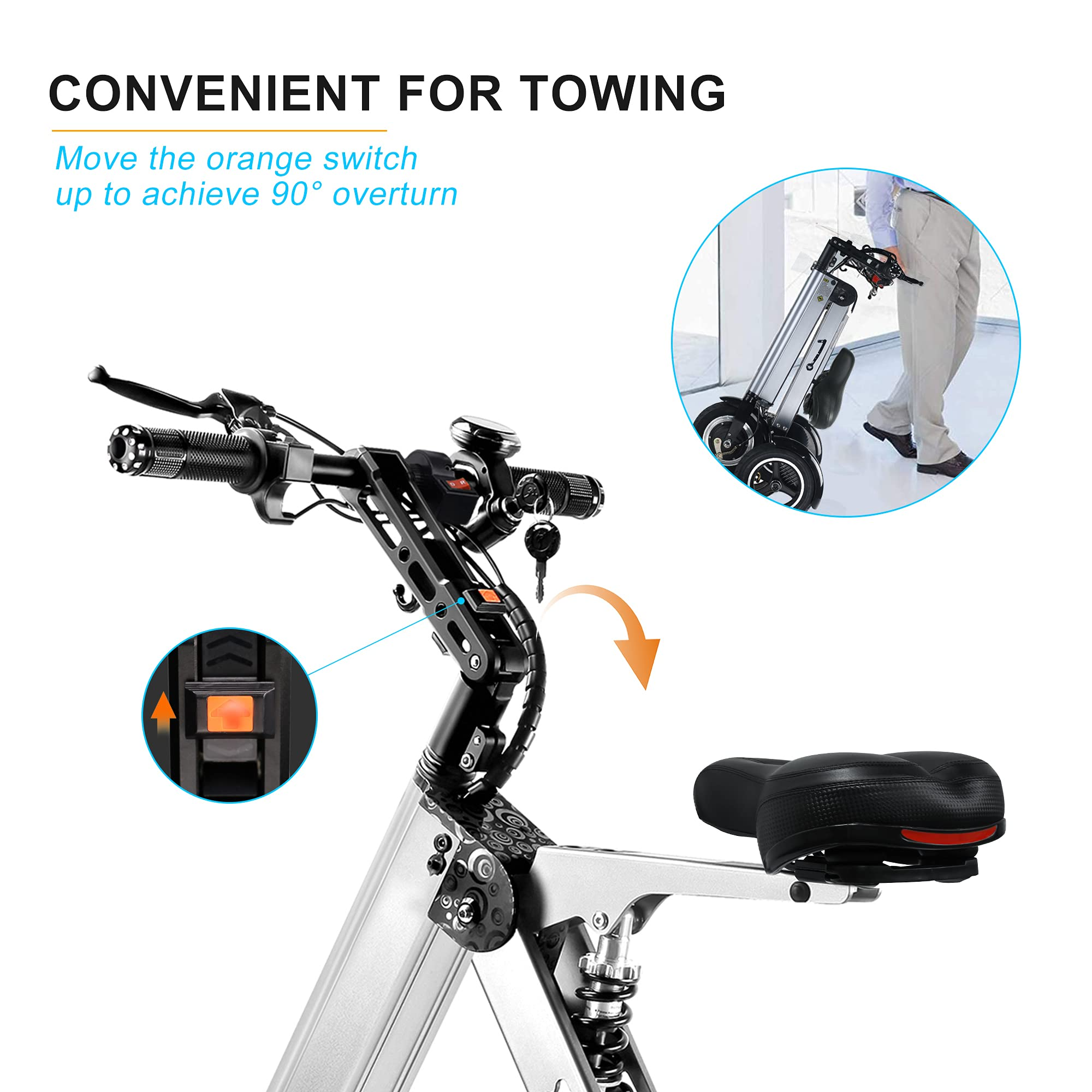Electric Scooter Mini Tricycle for Adult