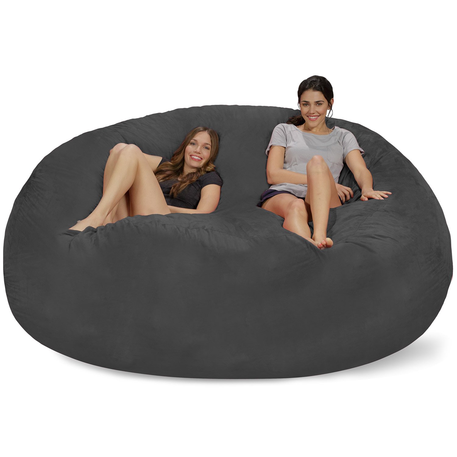 Giant 5' Memory Foam Furniture Bean Bag - Big Sofa with Soft