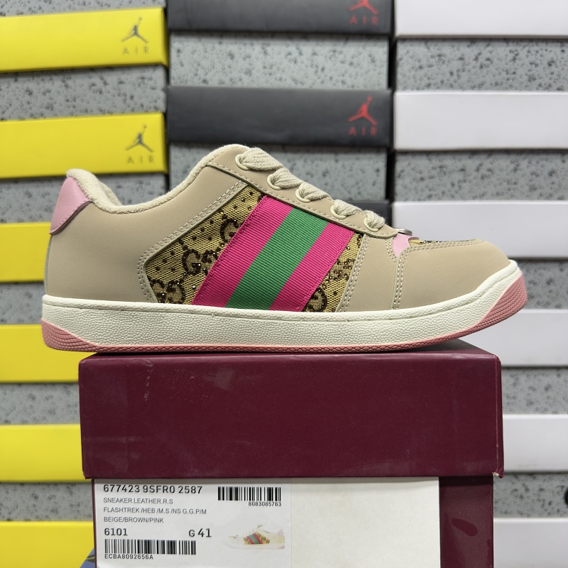 Gucci Screener Beige Brown Pink