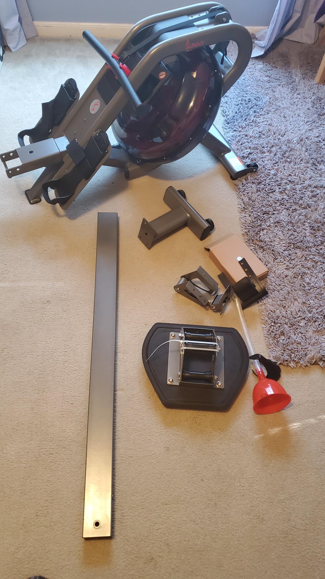 Sunny Health & Fitness Phantom Hydro Water Rowing Machine