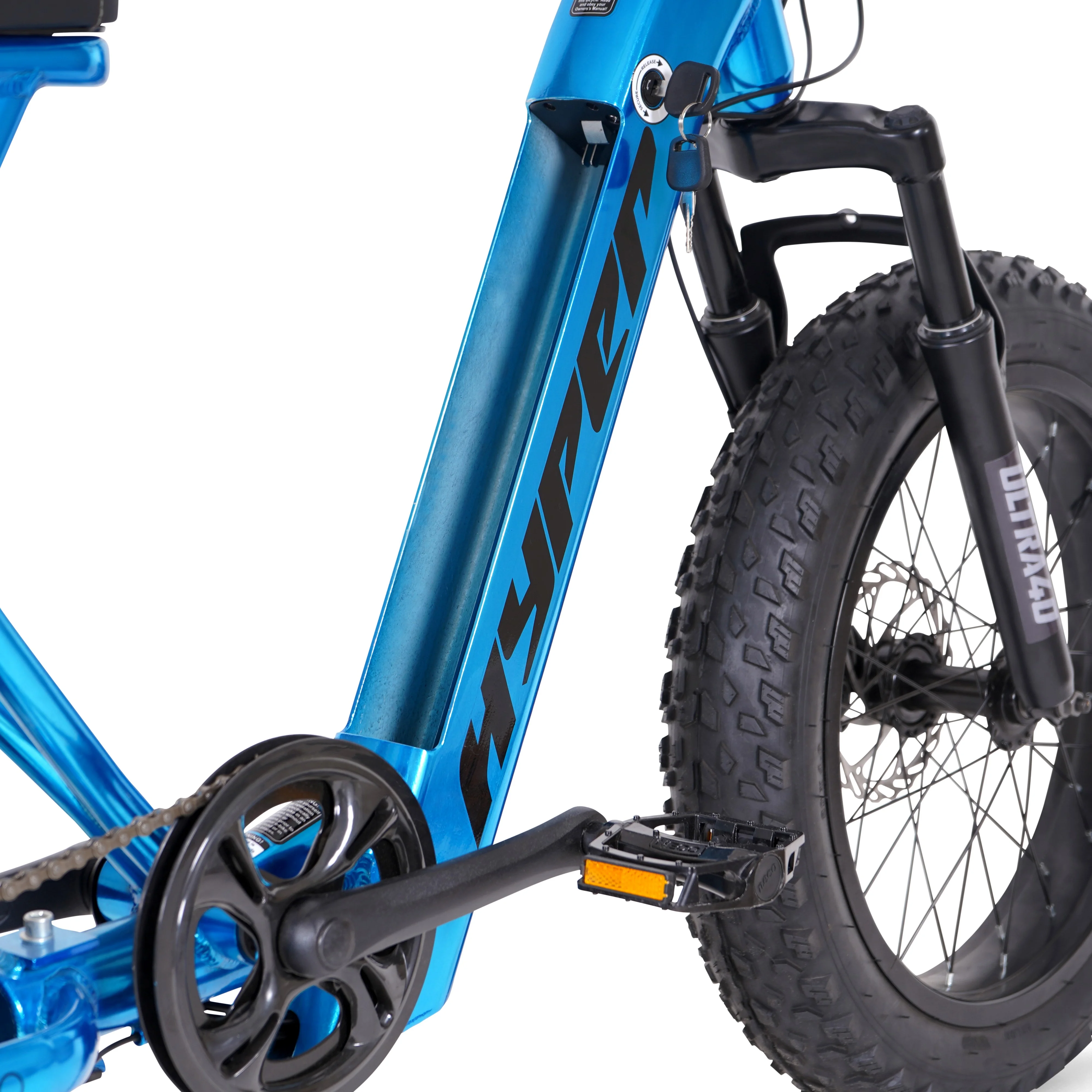 Hyper Ultra 40 20in Electric Bike, 250W, Matte Black