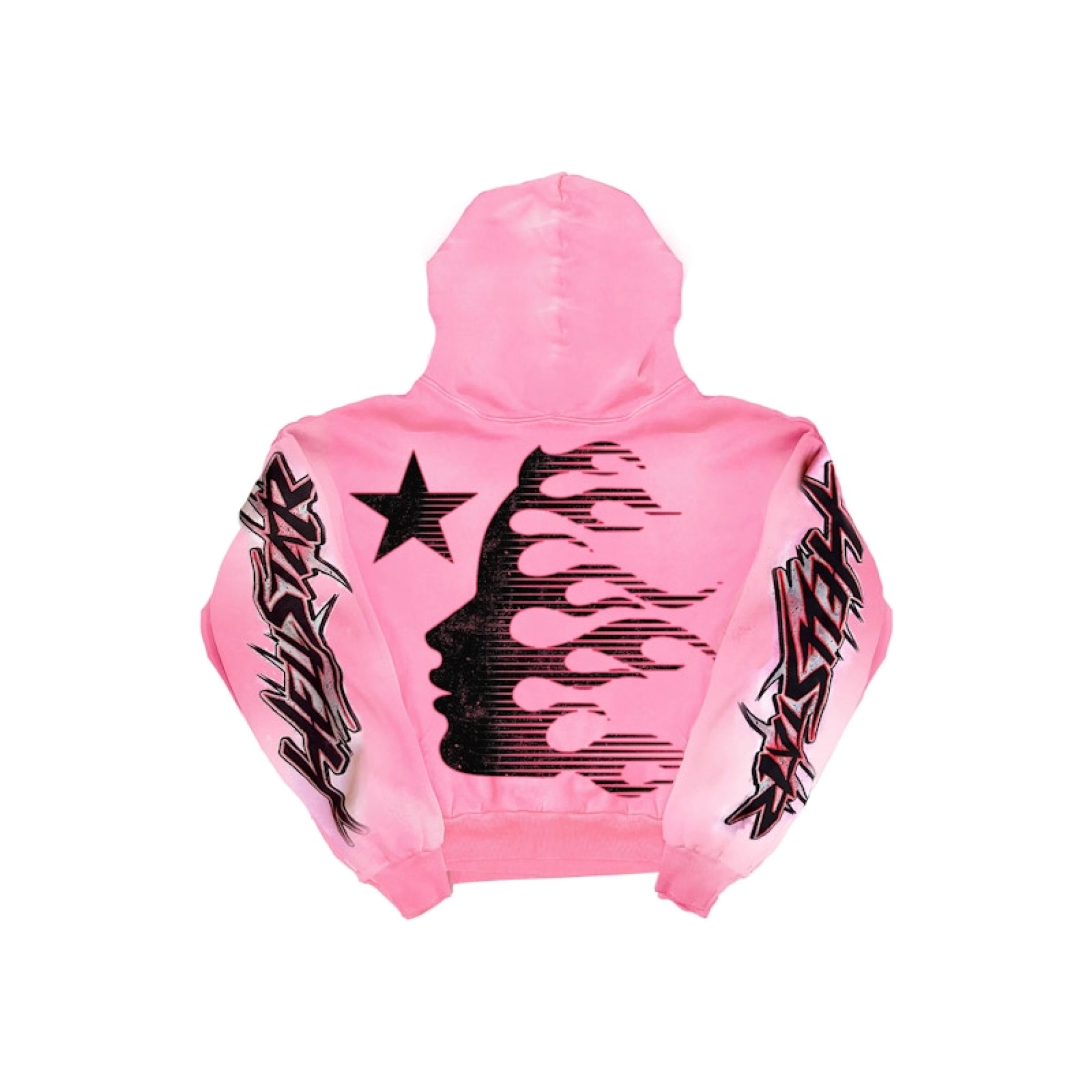 Hellstar Brainwashed Without Brain Hoodie Pink