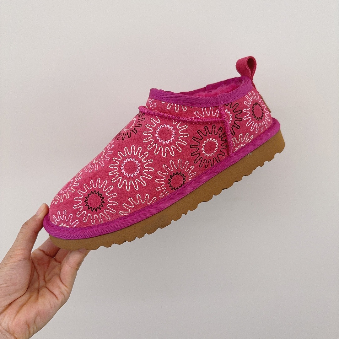 UGG x Dior Solar Embroidered Ultra Mini Boots