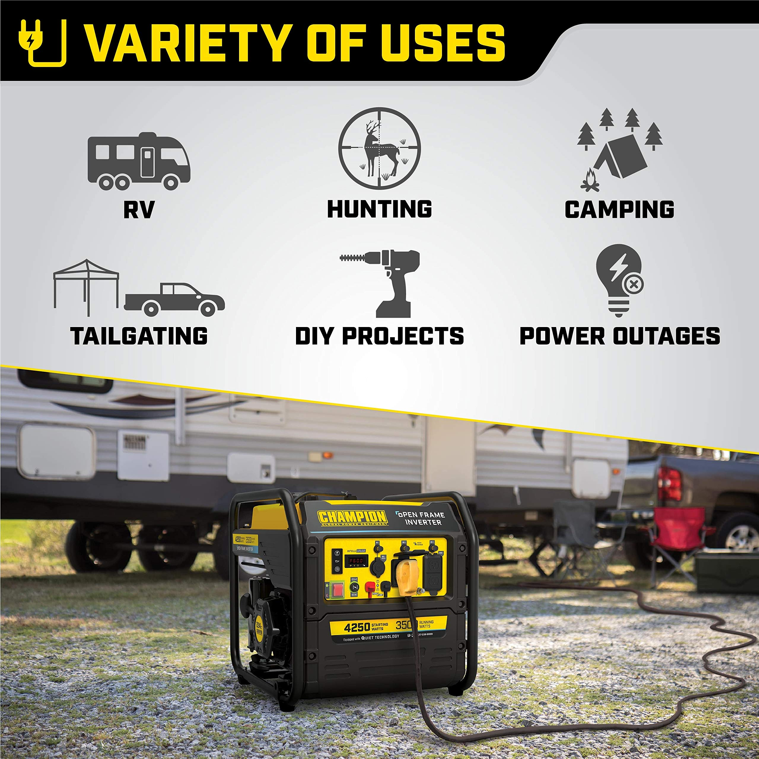Champion Power Equipment 4250-Watt RV Ready Open Frame Inverter