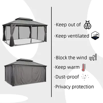 Permanent Hardtop Gazebo