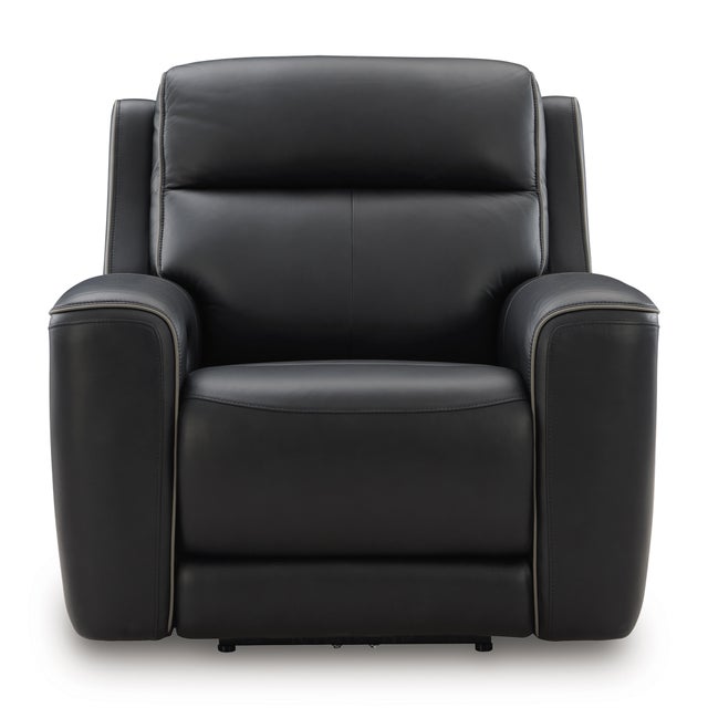 5Z-Relaxation Dual Power Leather Recliner