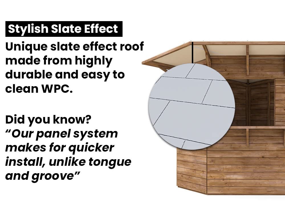 Outdoor Bar Shed - The Hangover Corner Garden Bar | 2x2 m