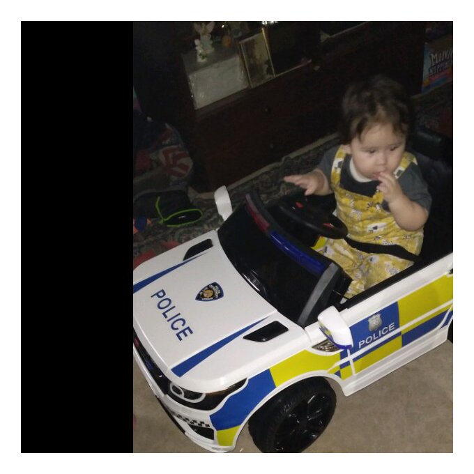 12V Kids Ride on Police Car with Remote Control