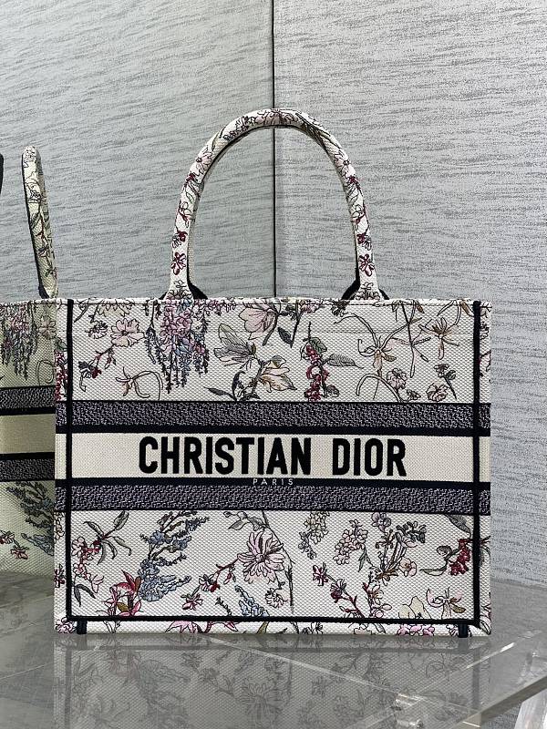 Dior Book Tote Large Colorful Botanical