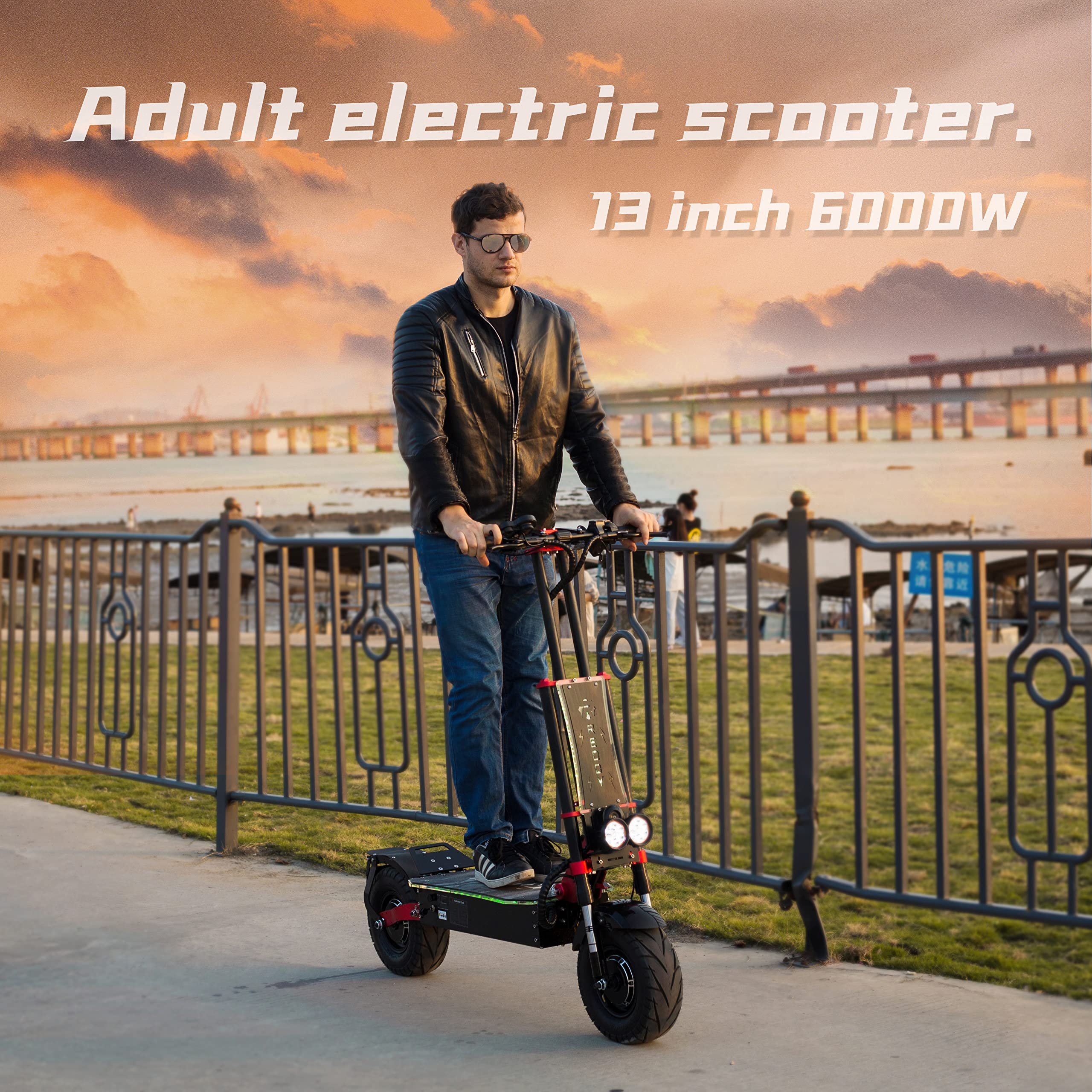 Electric Scooter, Total Power 8000W