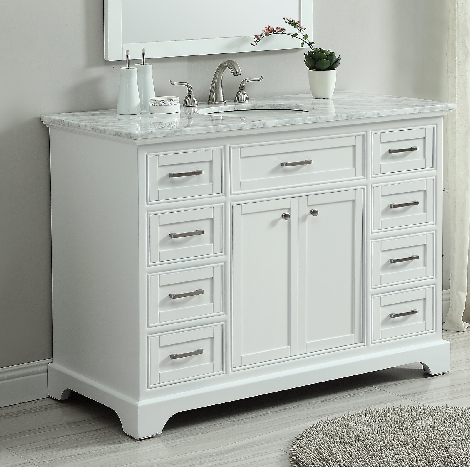 Rossi 48" Single Bathroom Vanity Set