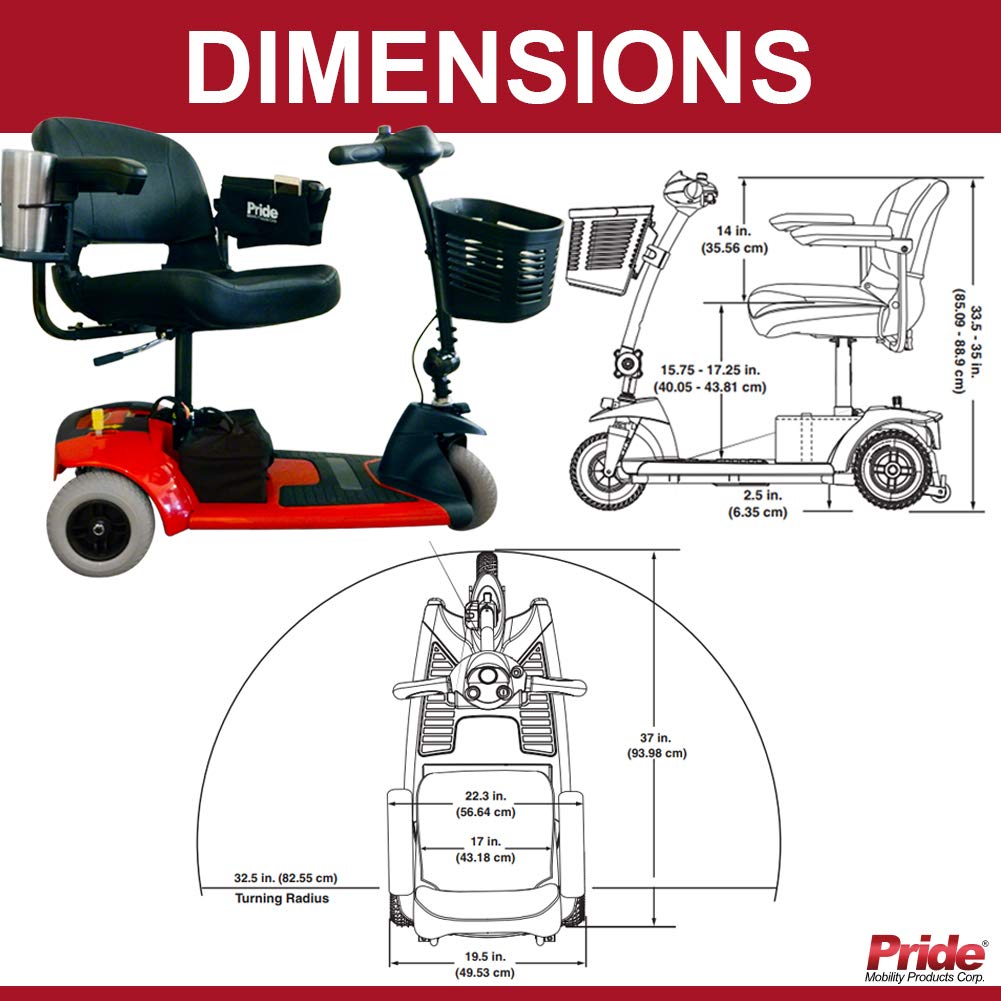 Travel Pro Premium 3-Wheel Mobility Scooter by Pride