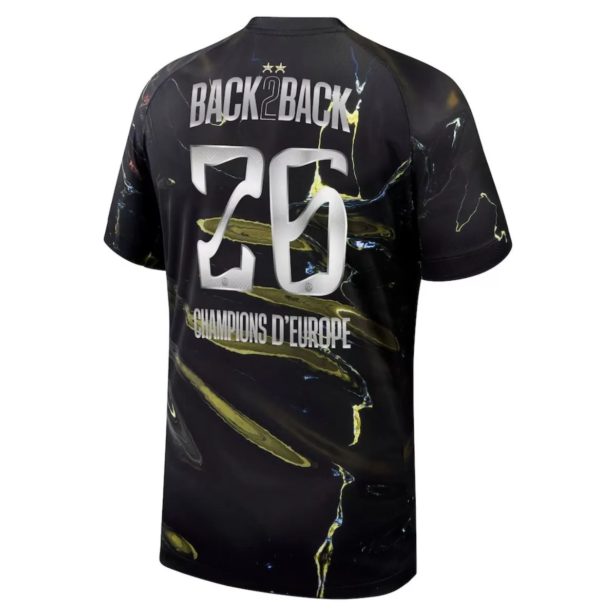 Champions of Europe #26 PSG Fifth Jersey Night Edition 2025/26 - 2 Stars