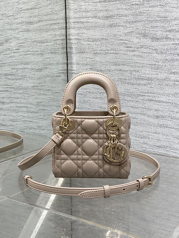 Lady Dior Mini Bag Vintage Pink