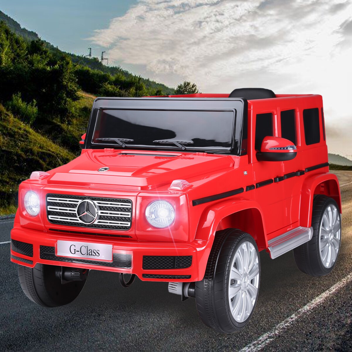 12V Mercedes Benz G500 Licensed Kids Ride On SUV Car with