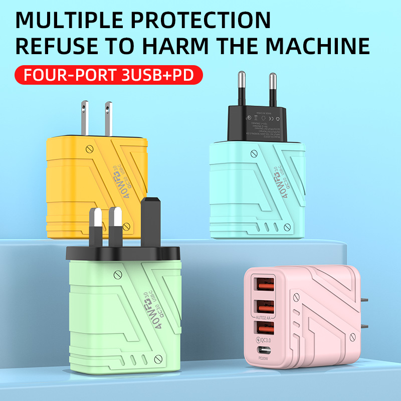 Power Adapter Charging Accessory Fast Charging - back view