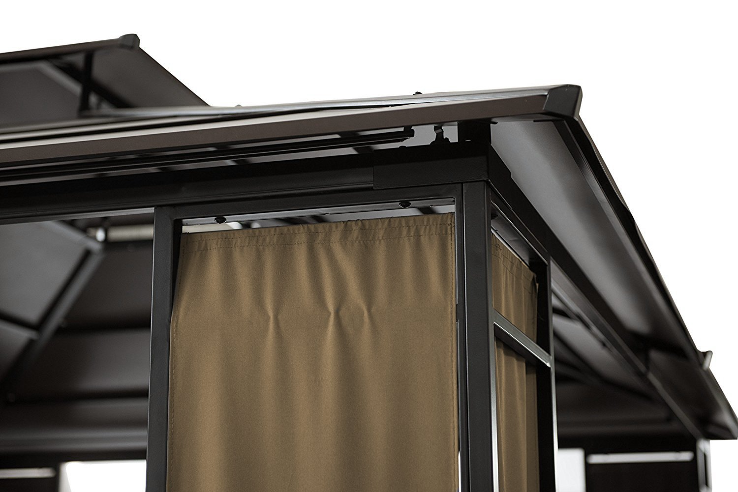Duty Galvanized Steel Hardtop Wyndham Patio Gazebo with