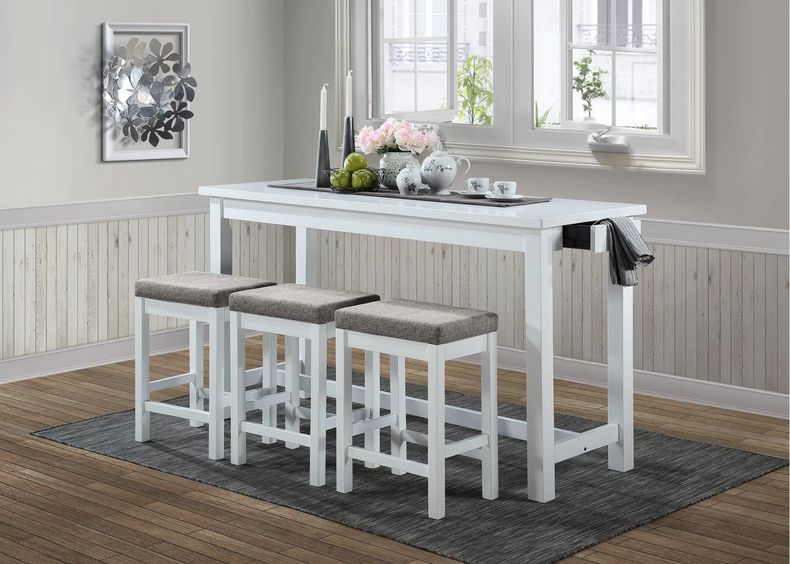 Haga 3 - Person Counter Height Dining Set