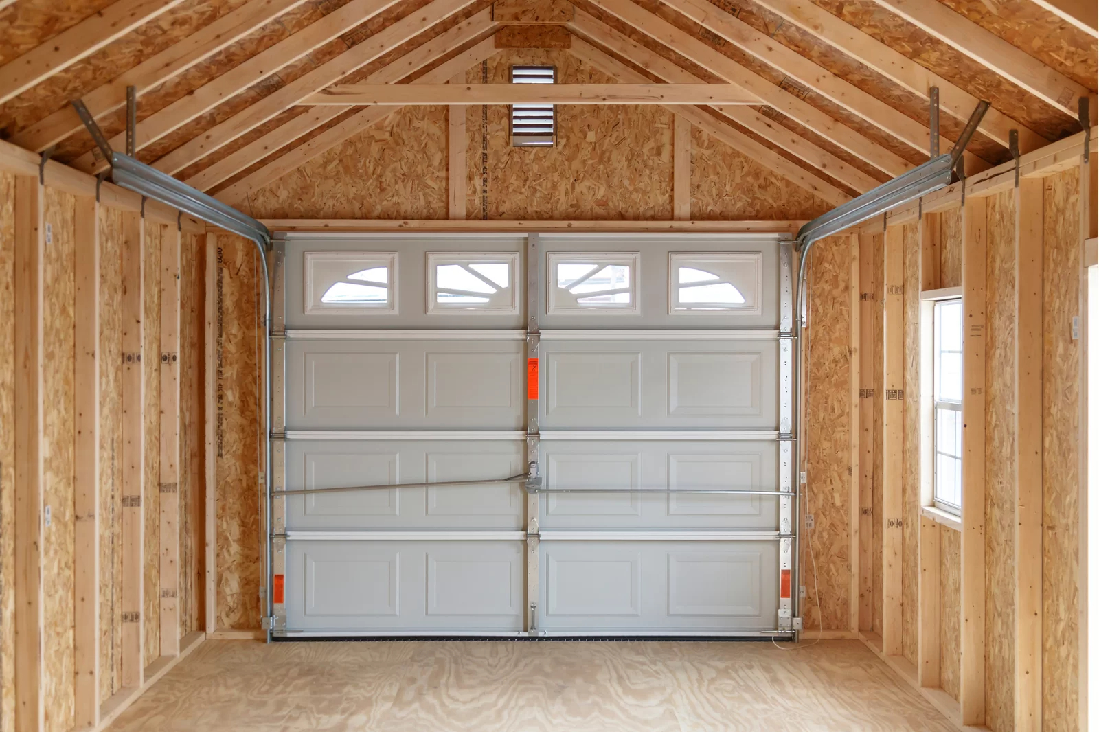 12 ft. W x 26 ft. D Solid Wooden Garage Shed