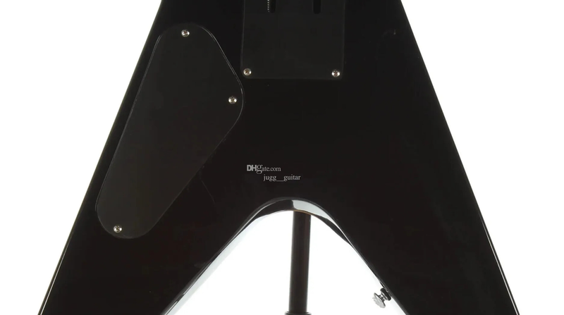 Limited Edition Translucent Black Flame Dimebag Darrell Roots Electric Guitar