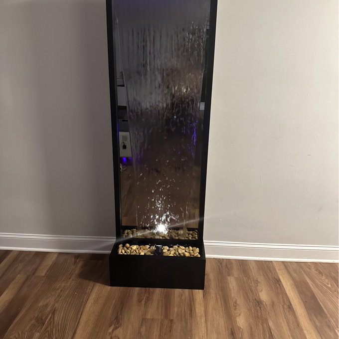 Statesboro Metal Mirror Fountain with Light
