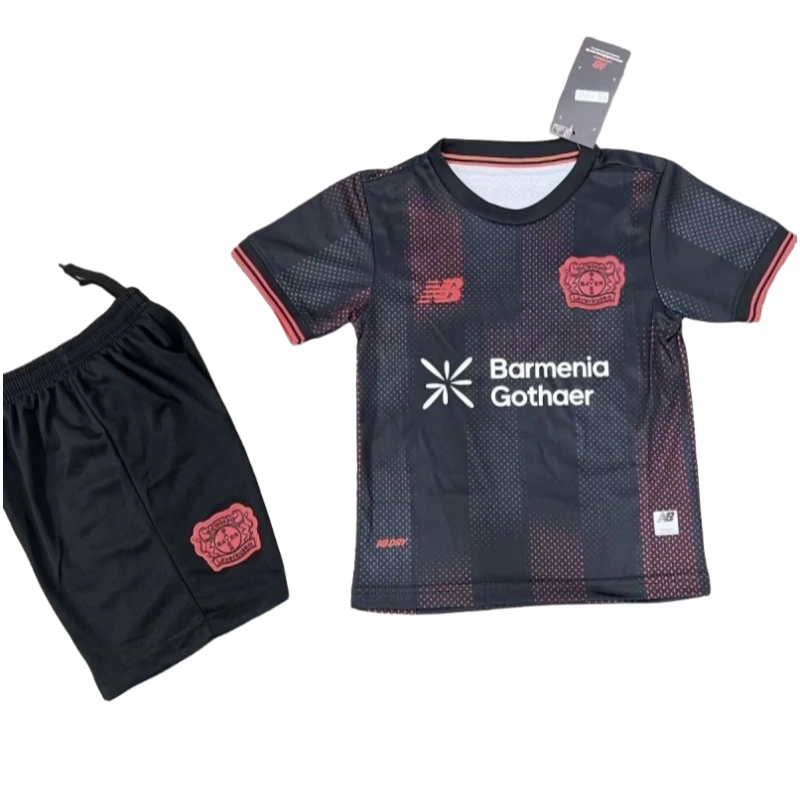 2025/26 Bayer 04 Leverkusen New Balance Home Soccer Jersey Kids CBKJ KS