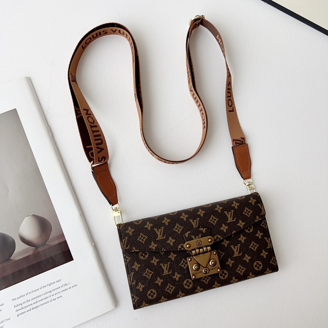 Louis Vuitton & Gucci Luxury Monogram Wallet Crossbody Phone Purse Case