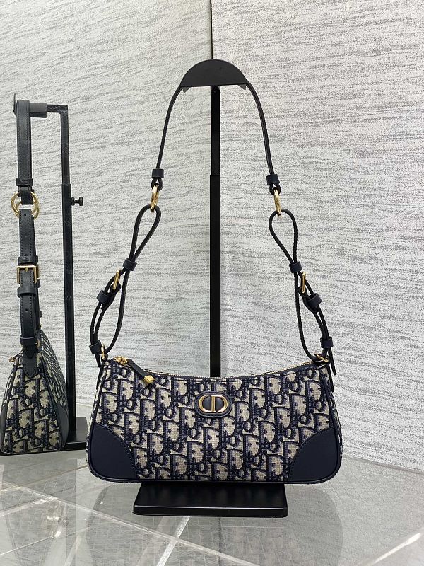 Dior Black Oblique Saddle Bag