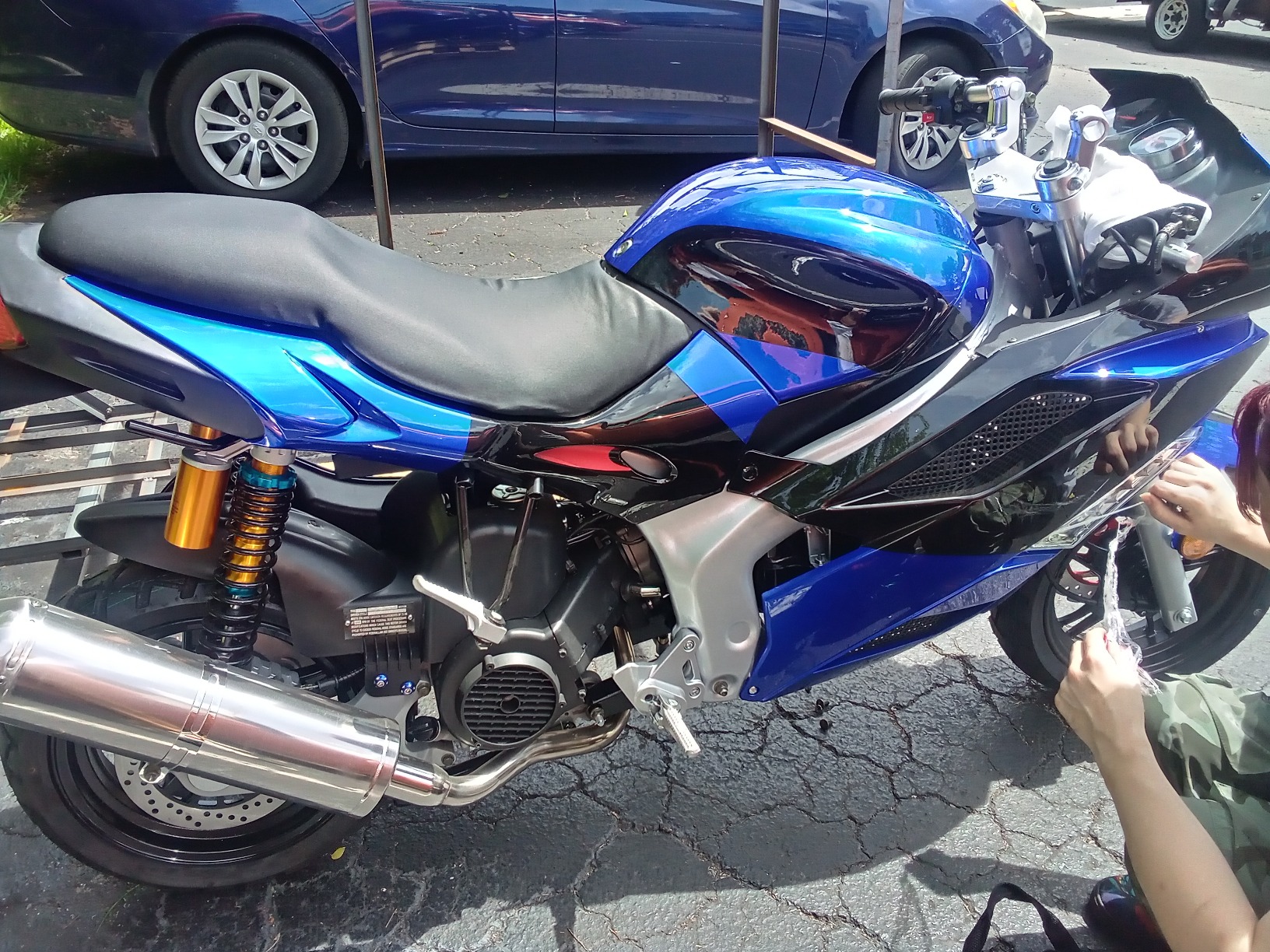 High Power High Speed 150cc Hornet SR 2 Motorcycle Scooter