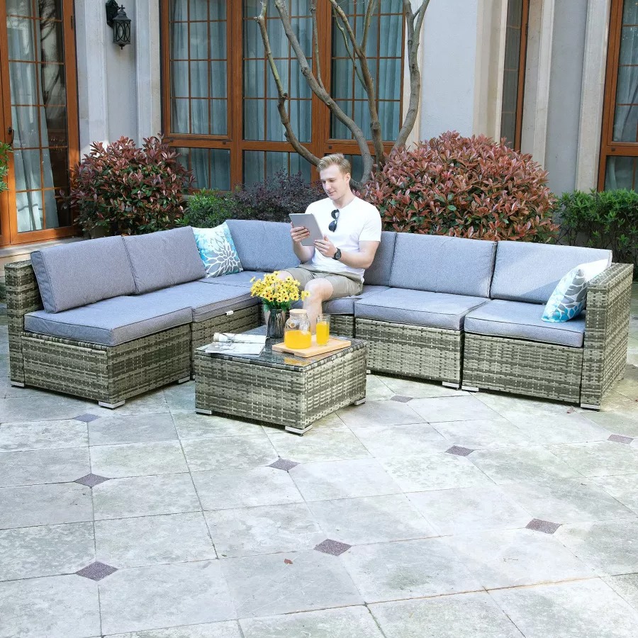7 Piece Patio Furniture Set