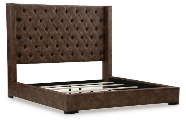Steenlage Faux Leather Upholstered Bed