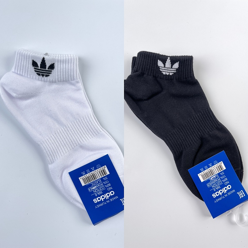 Adidas Ankle Socks White Black