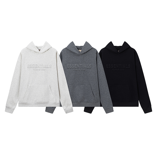 Fear Of God Essentials Debossed Logo Pullover Hoodie