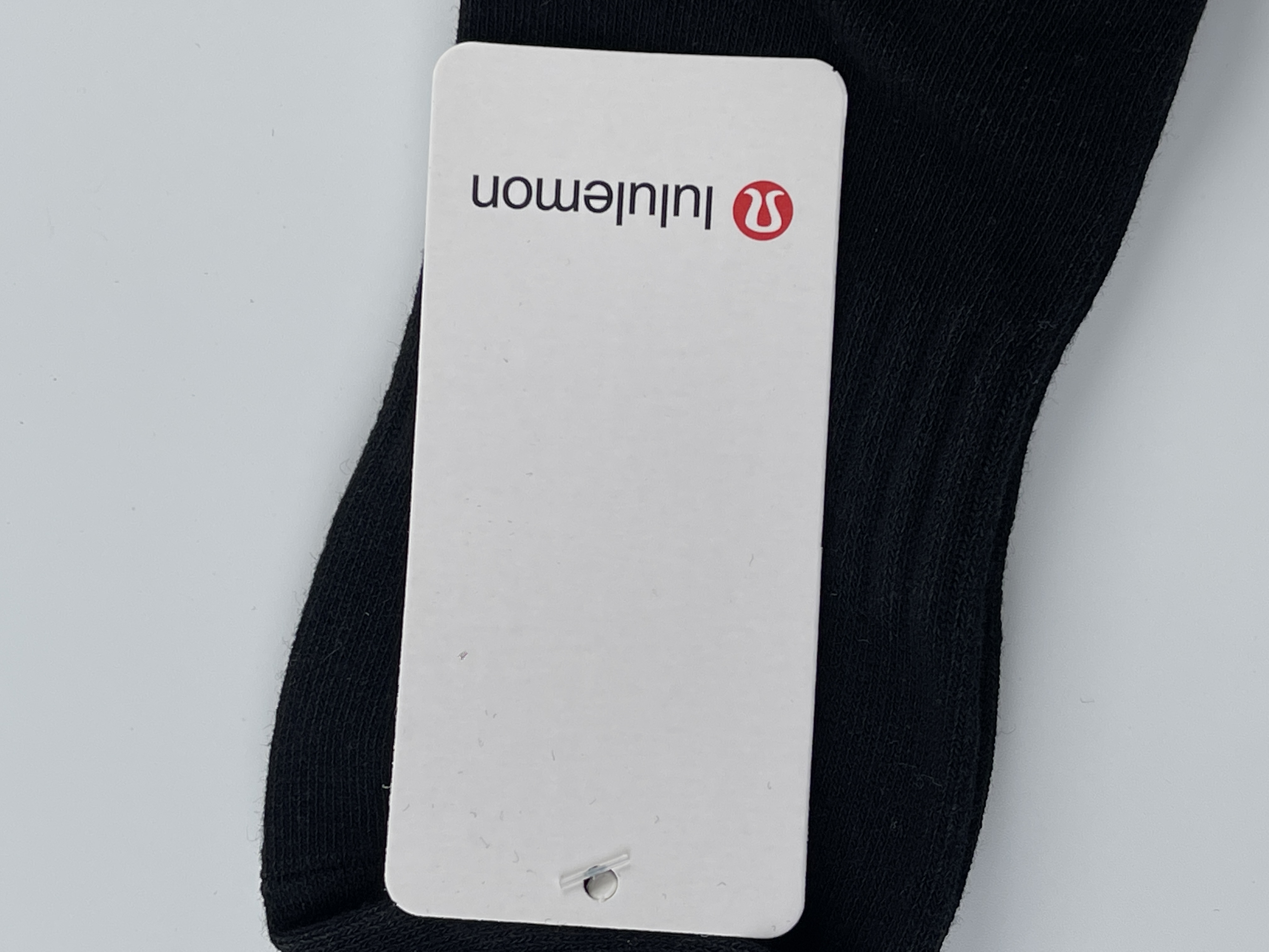 Lululemon Mid-Crew Socks White Black