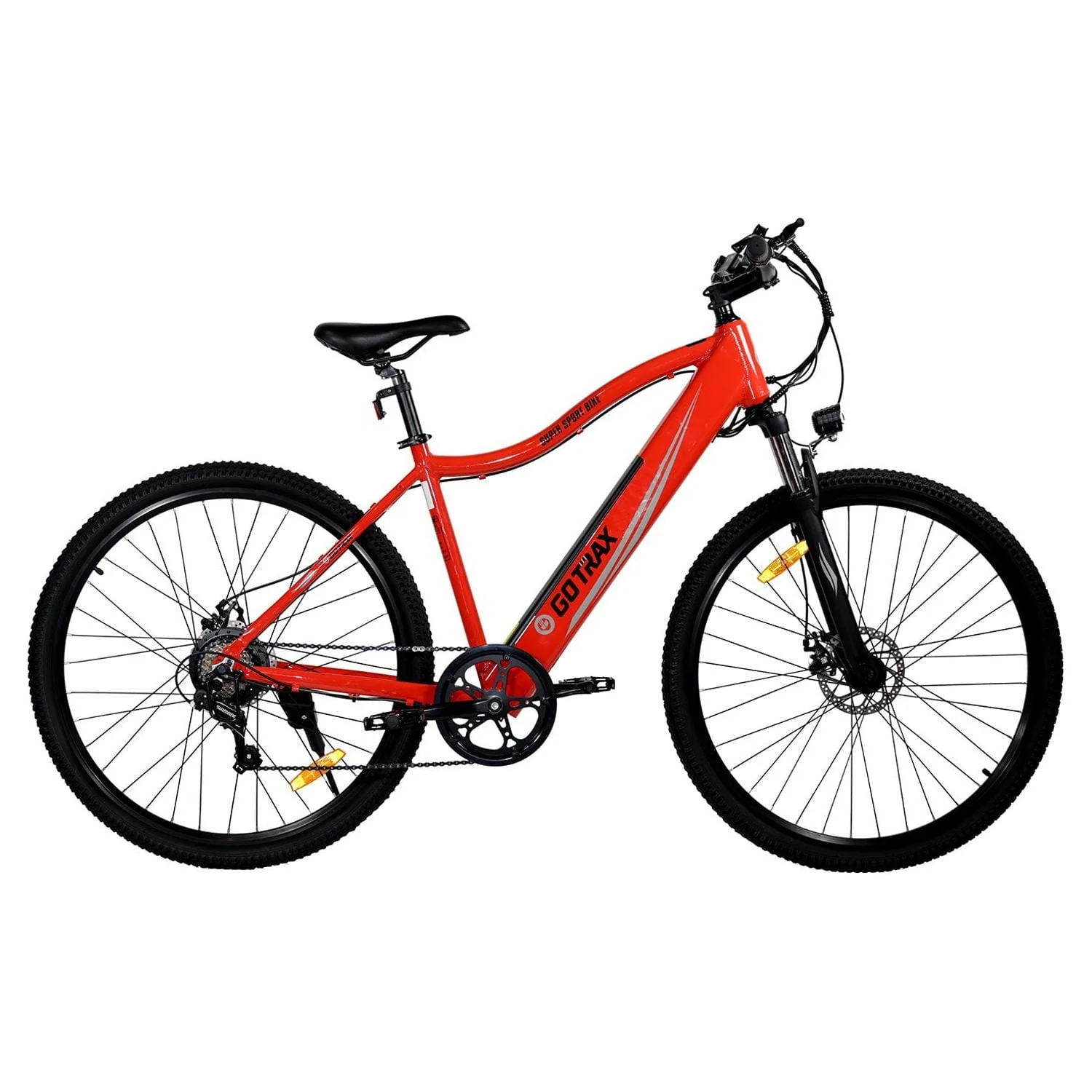 GOTRAX Alpha 29in Electric Mountain Bike, 350W, Orange