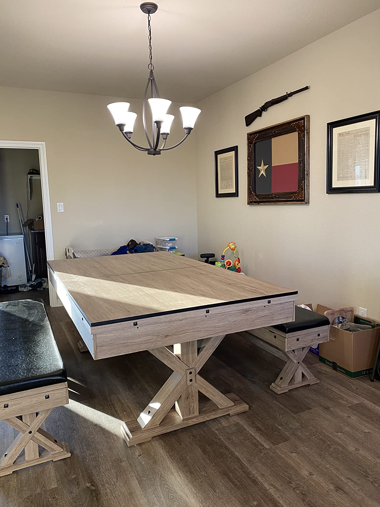 3 in 1 Multi Game Featuring Pool Dining Table & Table Tennis