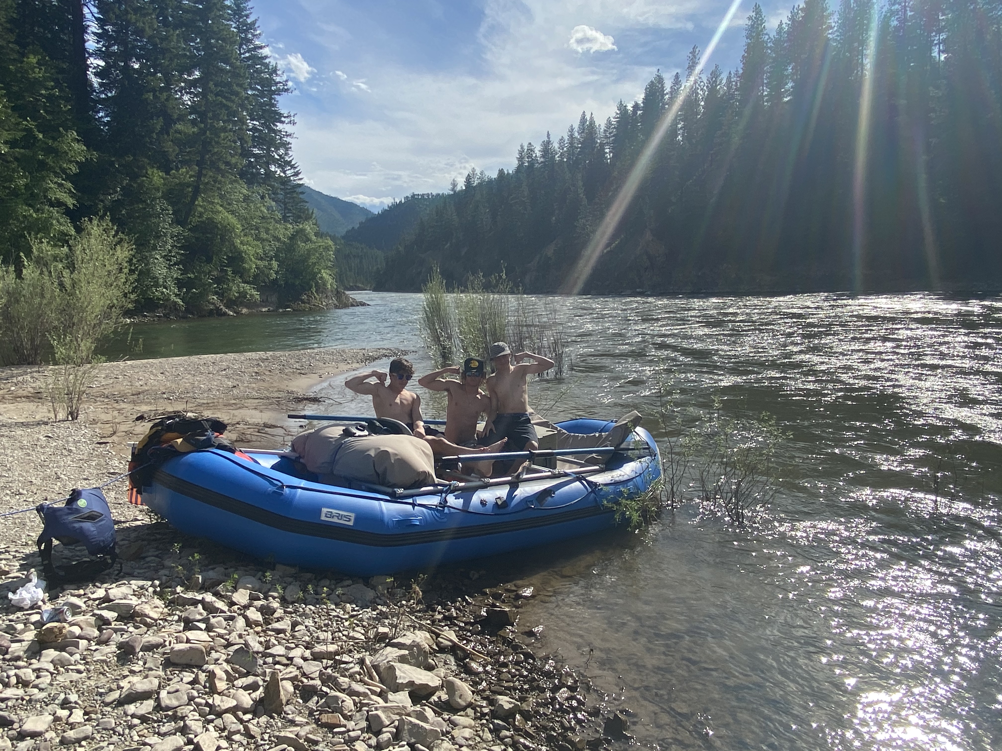 1.2mm PVC 15ft Infltable White Water River Raft Floating Raft