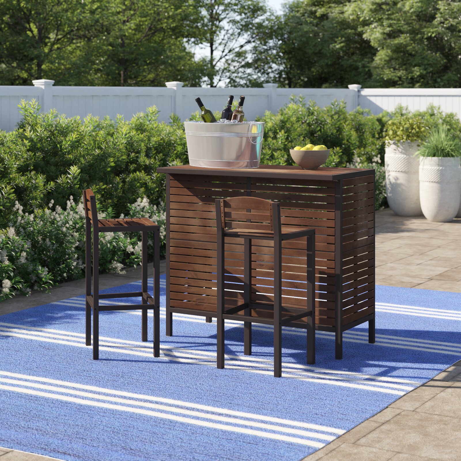 Libnah 3 Piece Bar Set
