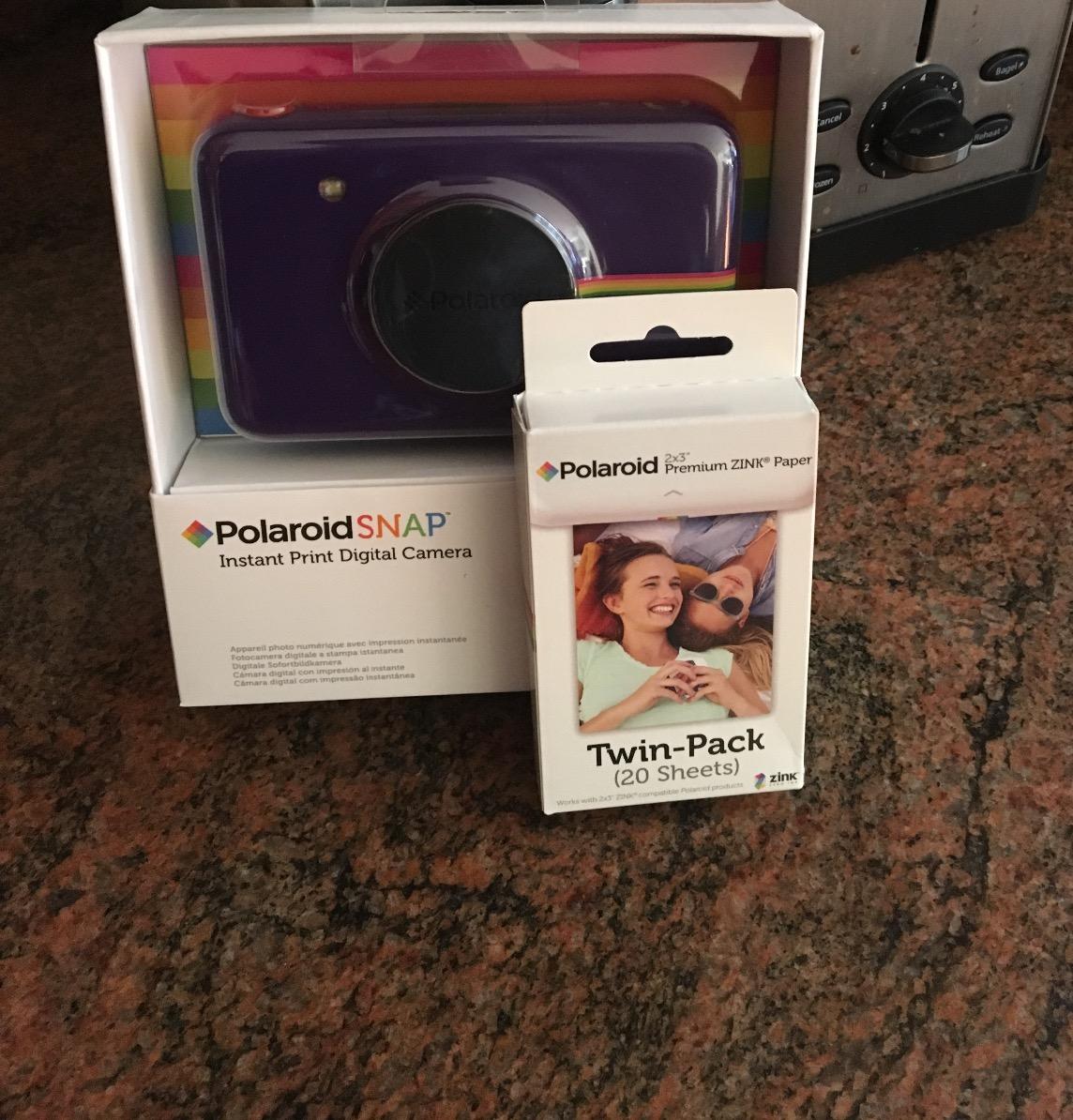 Zink Polaroid Snap Instant Camera with ZINK Zero Ink Printing