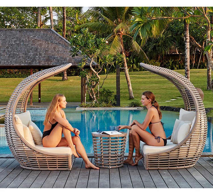 Bird's Nest creative casual rattan bird cage sofa chair