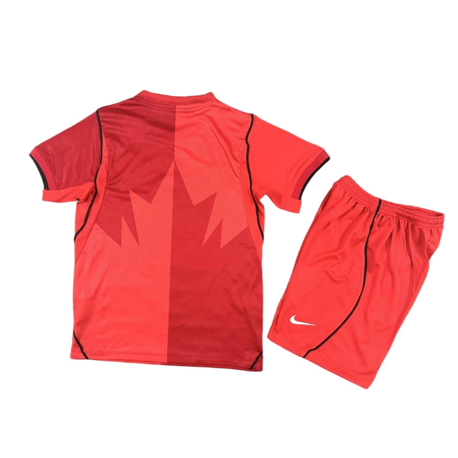 Kids 2026 World Cup Canada Home Jersey