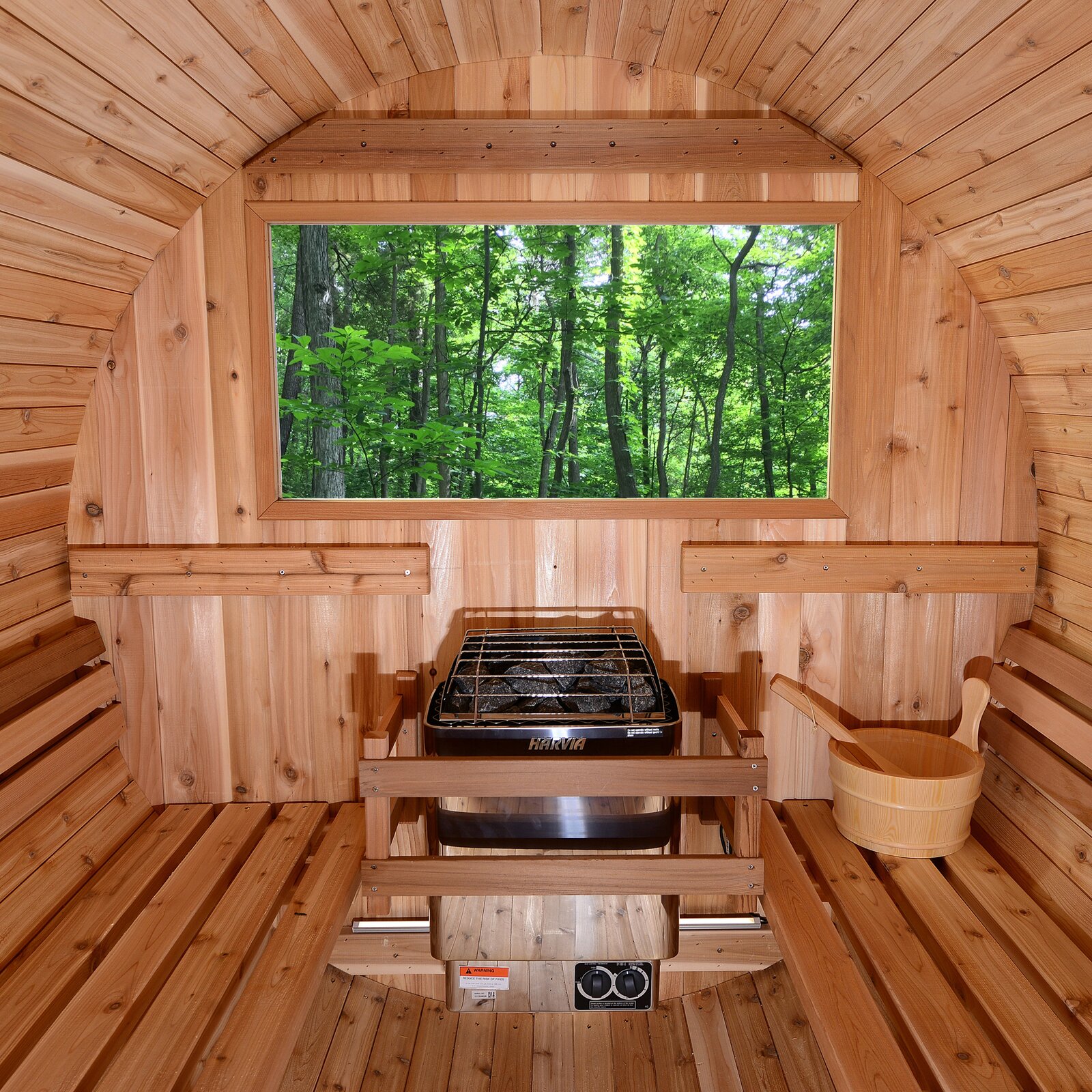 Almost Heaven Saunas Watoga 4 - Person Traditional Steam Sauna
