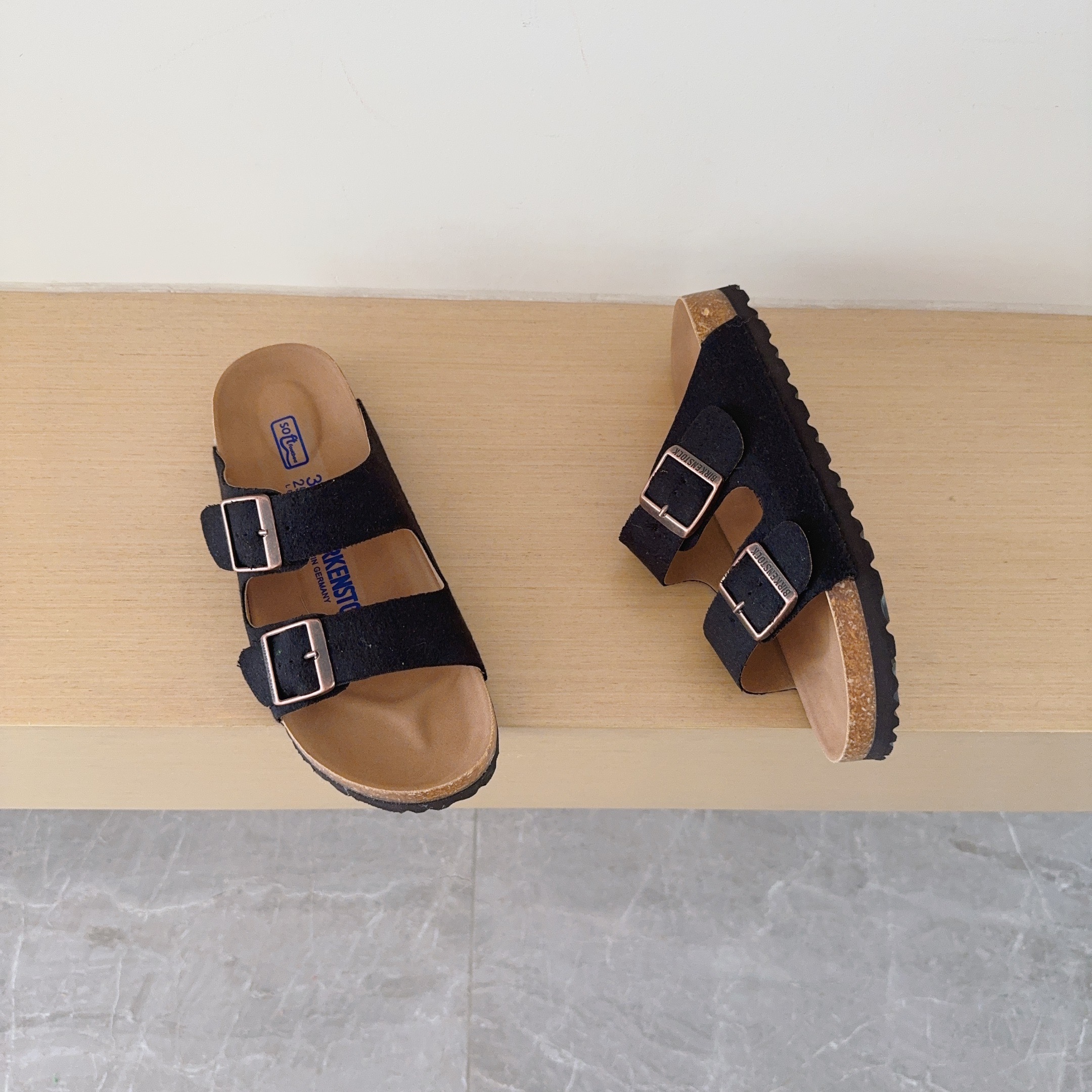 UGG Kids Wool Birken-Style Two-Strap Sandals Adult And Kids