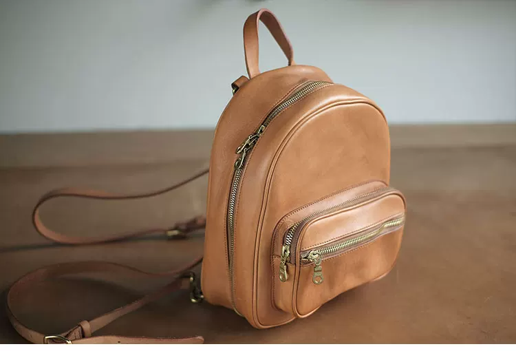 Women's square casual small backpack