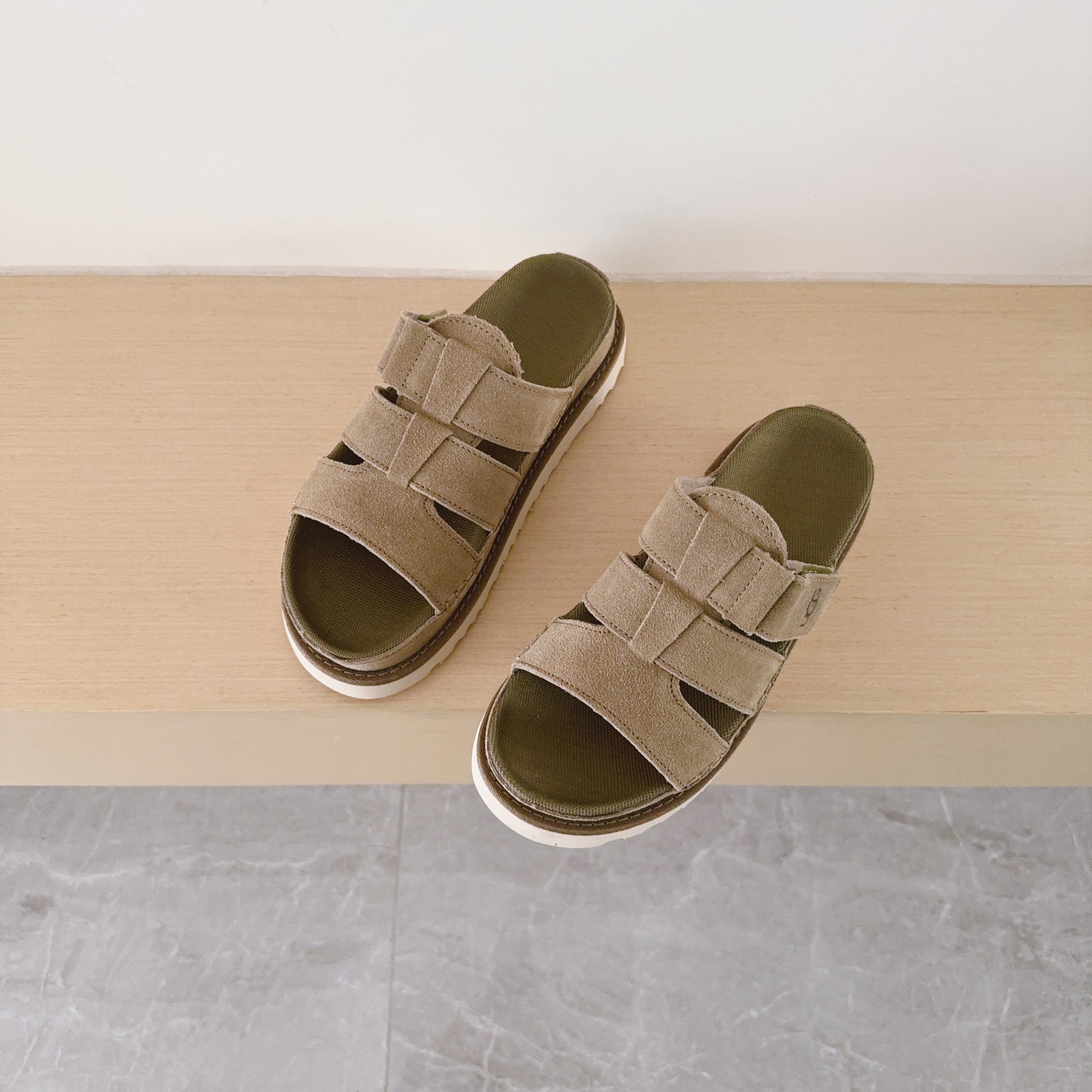 Three-Strap Slippers