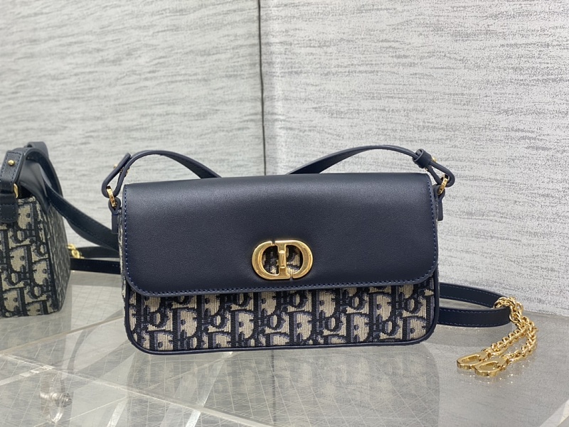 Dior 30 Montaigne Shoulder Bag Navy