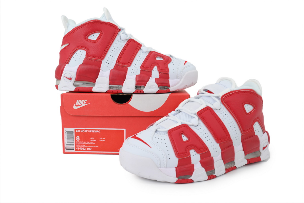 Nike Air More Uptempo White Red 414962-100