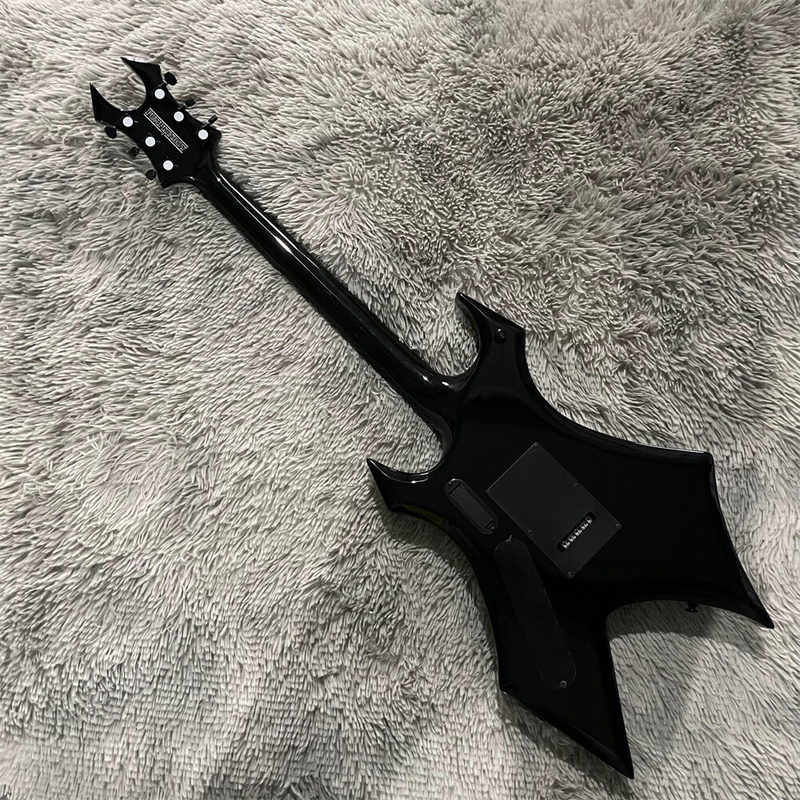 Burst Warlock Extreme Beast Electric Guitar Flamed 6 String HH Active
