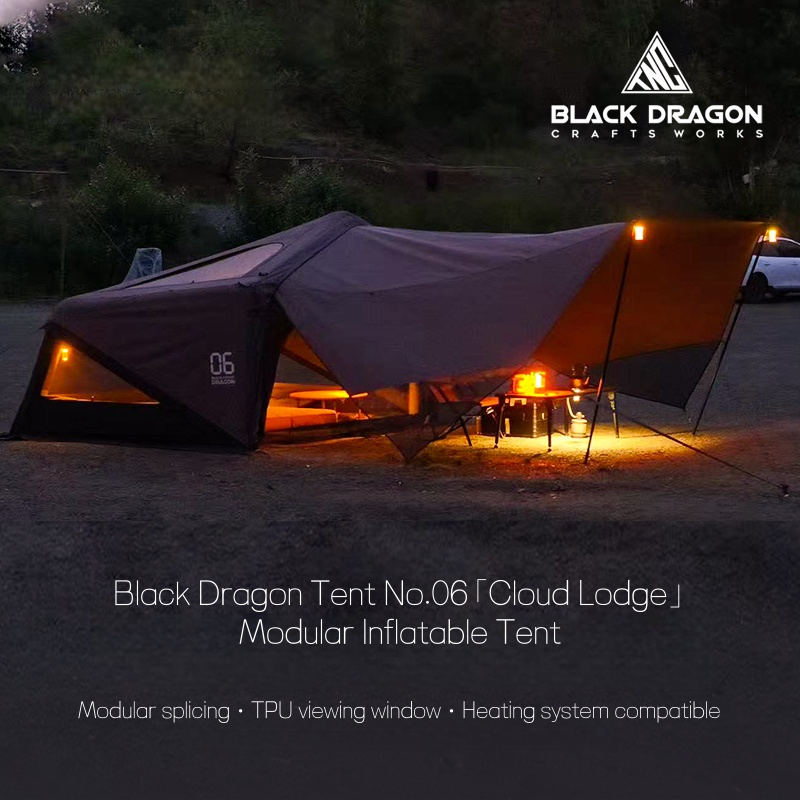 BLACK DRAGON 06 Yun Su Space Station Camping Inflatable Tent